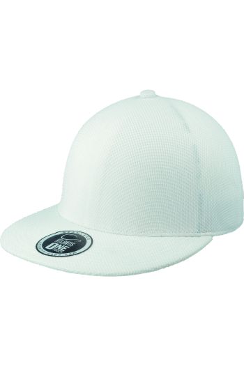 Snap one Boné de poliéster estruturado sone - White
