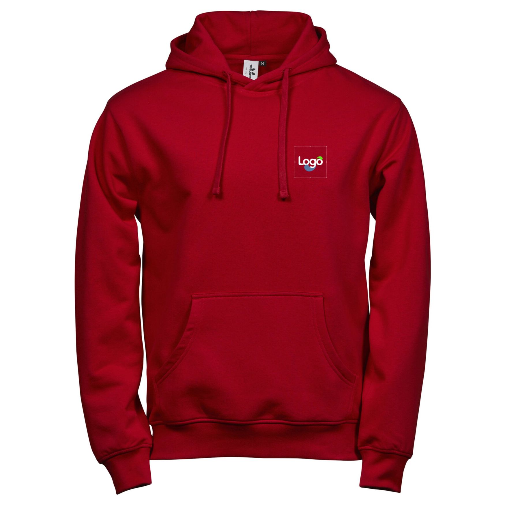 Power hoodie Moletom com capuz de algodão 5102 personalizado - Red