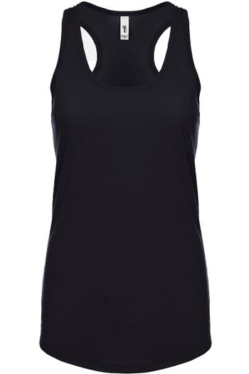 Womens ideal racerback tank top 1533 - Black