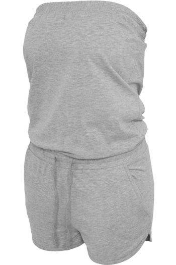 Ladies Hot Jumpsuit Stretch Kleidung Baumwolle by018 - Heather grey