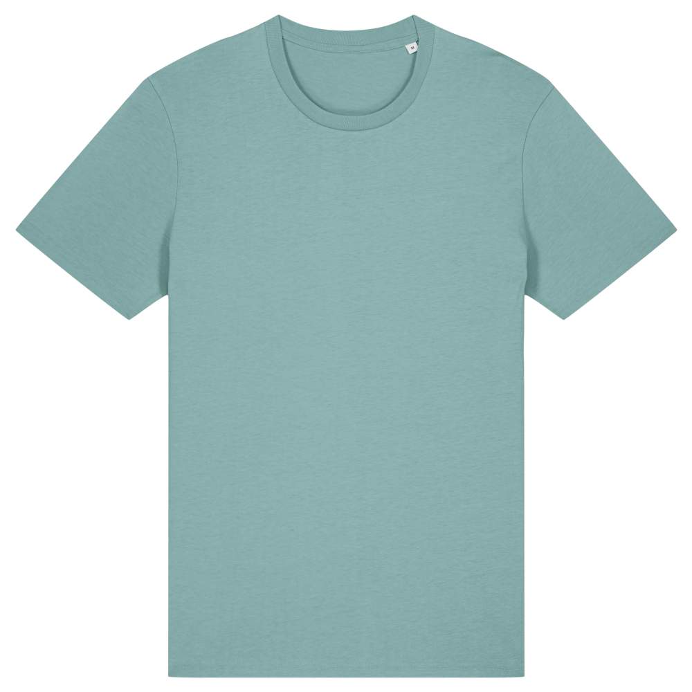 Crafter Maglietta in cotone biologico sttu170 personalizzato - Teal monstera