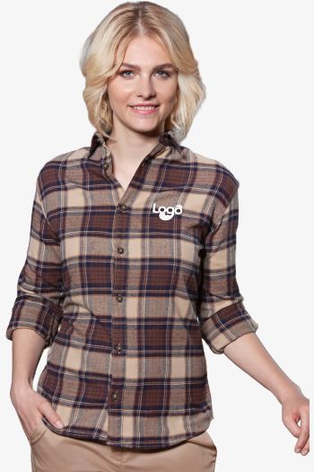 Image produit Ladies checked blouse chemise bf9