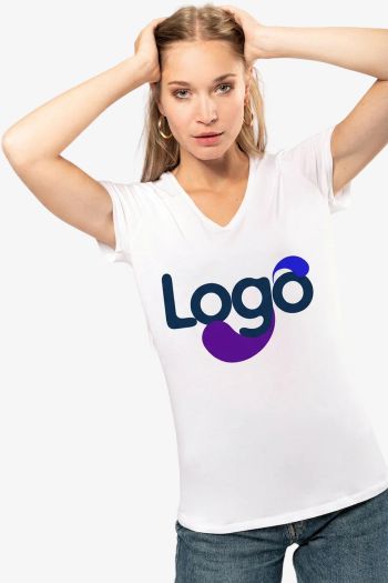 Image produit T-shirt v-krag kortärmad dam k3015