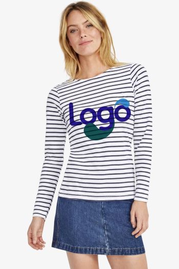 Image produit Marine women Tee shirt woman round neck 01403