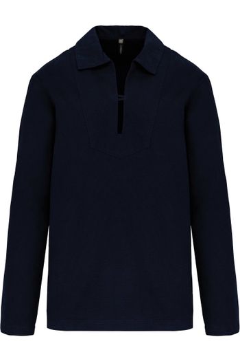 Chaqueta Parka de lona de algodón k561 - Navy