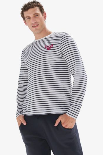 Image produit Unisex long sleeved striped tee-shirt sf204