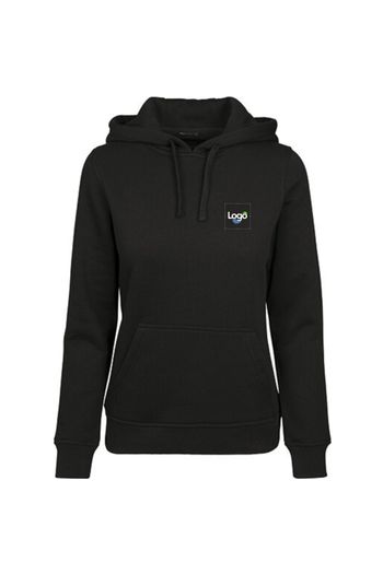 Felpa Ladies merch Sweat shirt coton doux by087 - Black