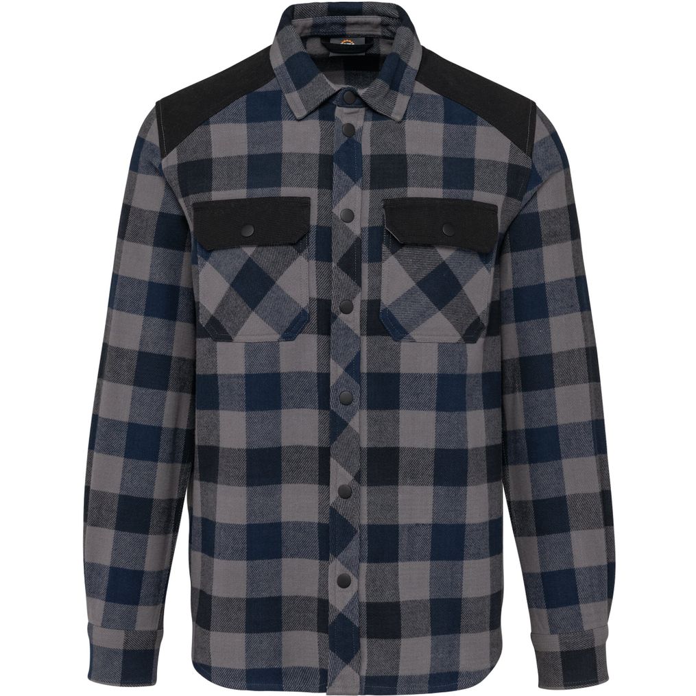 Image produit Checked cotton shirt for men wk520