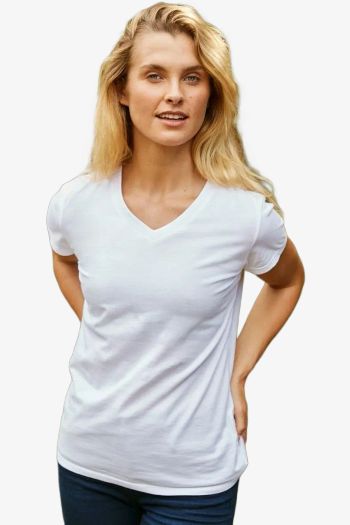 Image produit Ladies v neck t Shirt o81005