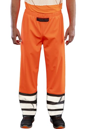 Prism PU werkbroek r508x - Fluorescent orange / Black