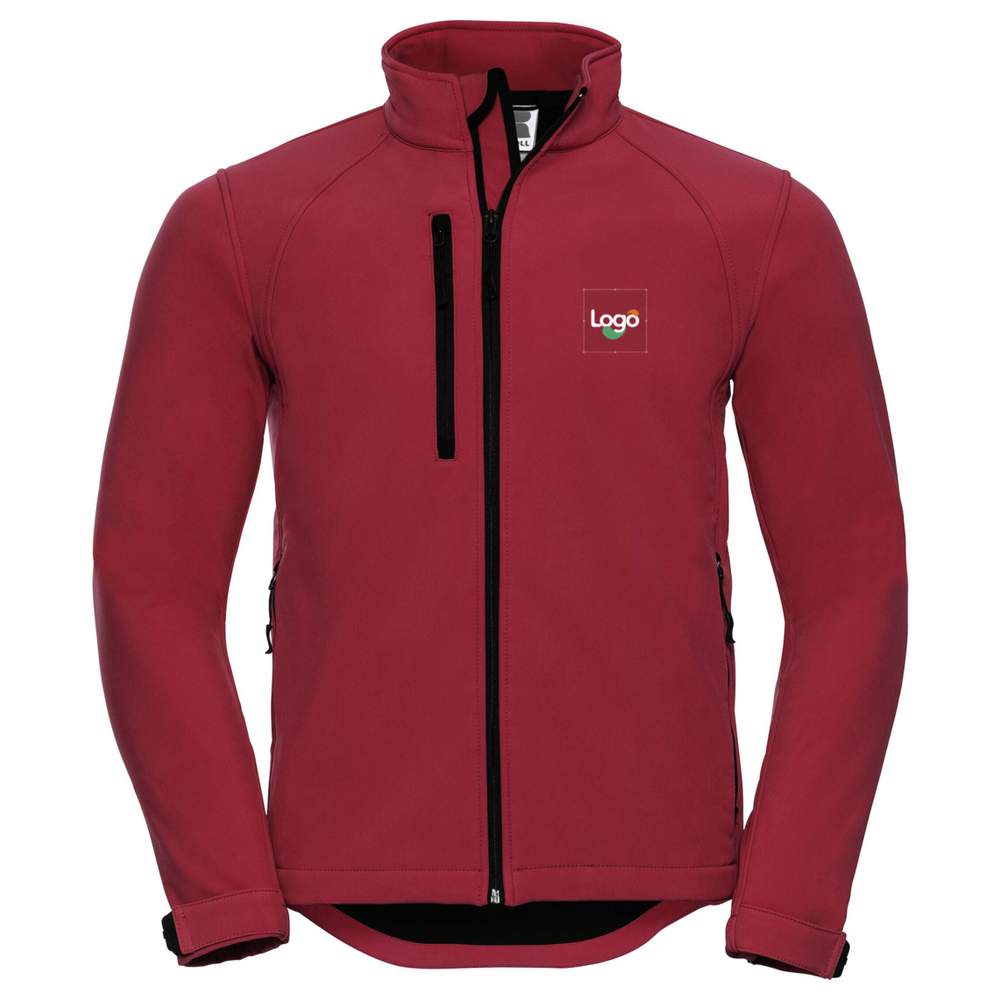 Men's softshell jacket r-140m-0 personnalisation - Classic red