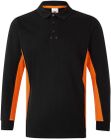black/orange
