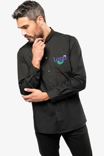 Image produit Chemise col mao lange mouwen k515