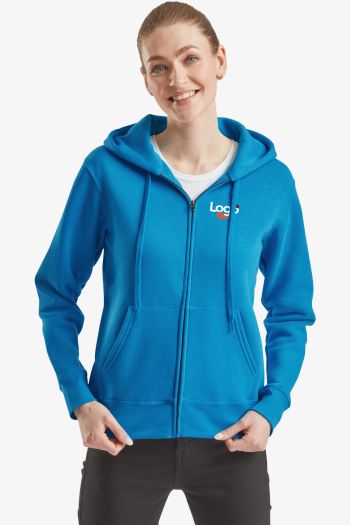 Image produit Premium hooded sweat jacket lady-fit 62-118-0