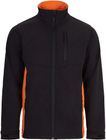 black/orange