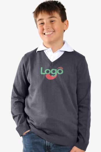 Image produit Kids v neck Sweater Camisola com decote em V it092