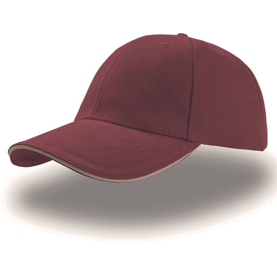 burgundy/natural
