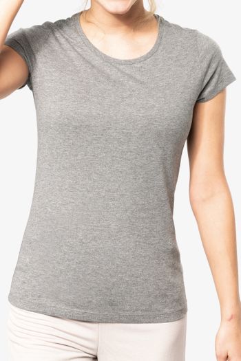 Image produit Women's round neck organic cotton t-shirt k391