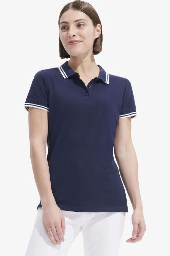 Image produit Pasadena women Polo de algodón mangas cortas 00578