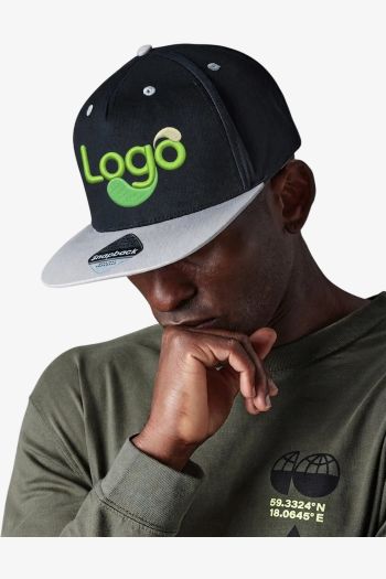 Image produit Casquette snapback contrastée à 5 panneaux b610c