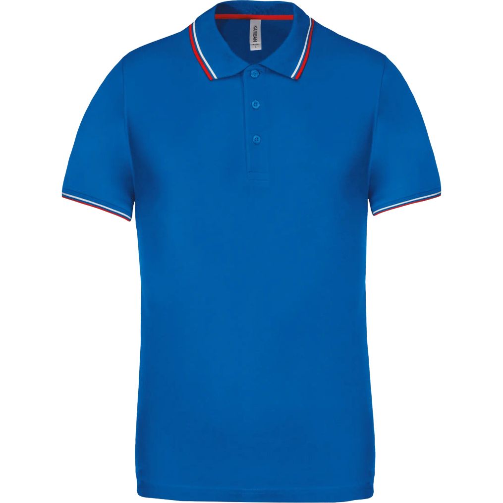 Image produit Short-sleeved piqué knit polo shirt for men k250
