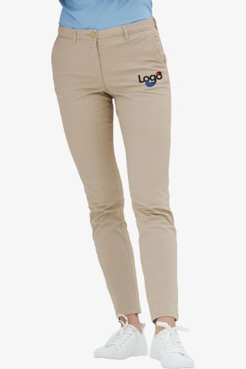 Image produit Ladies stretch chino pantalon slim h651