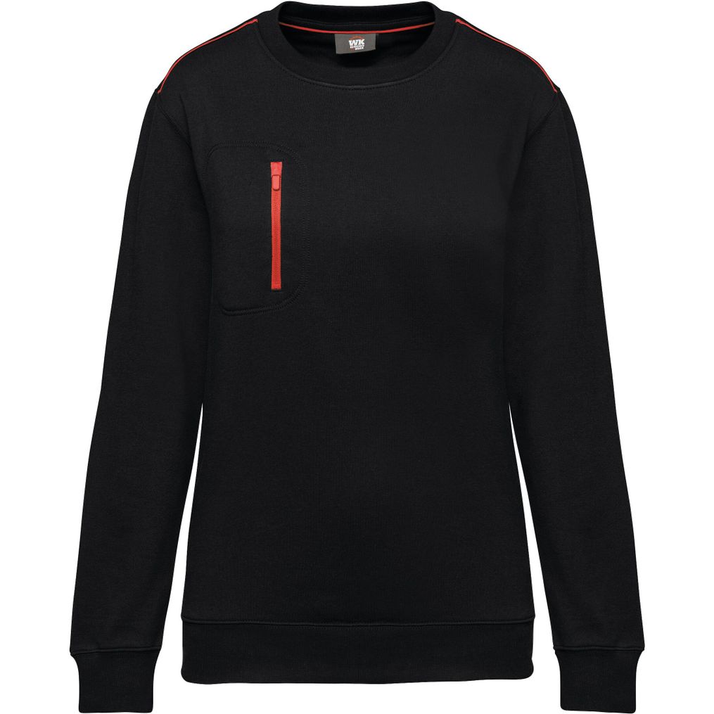 Image produit Day to day zip pocket contrasting wk403 hoodie