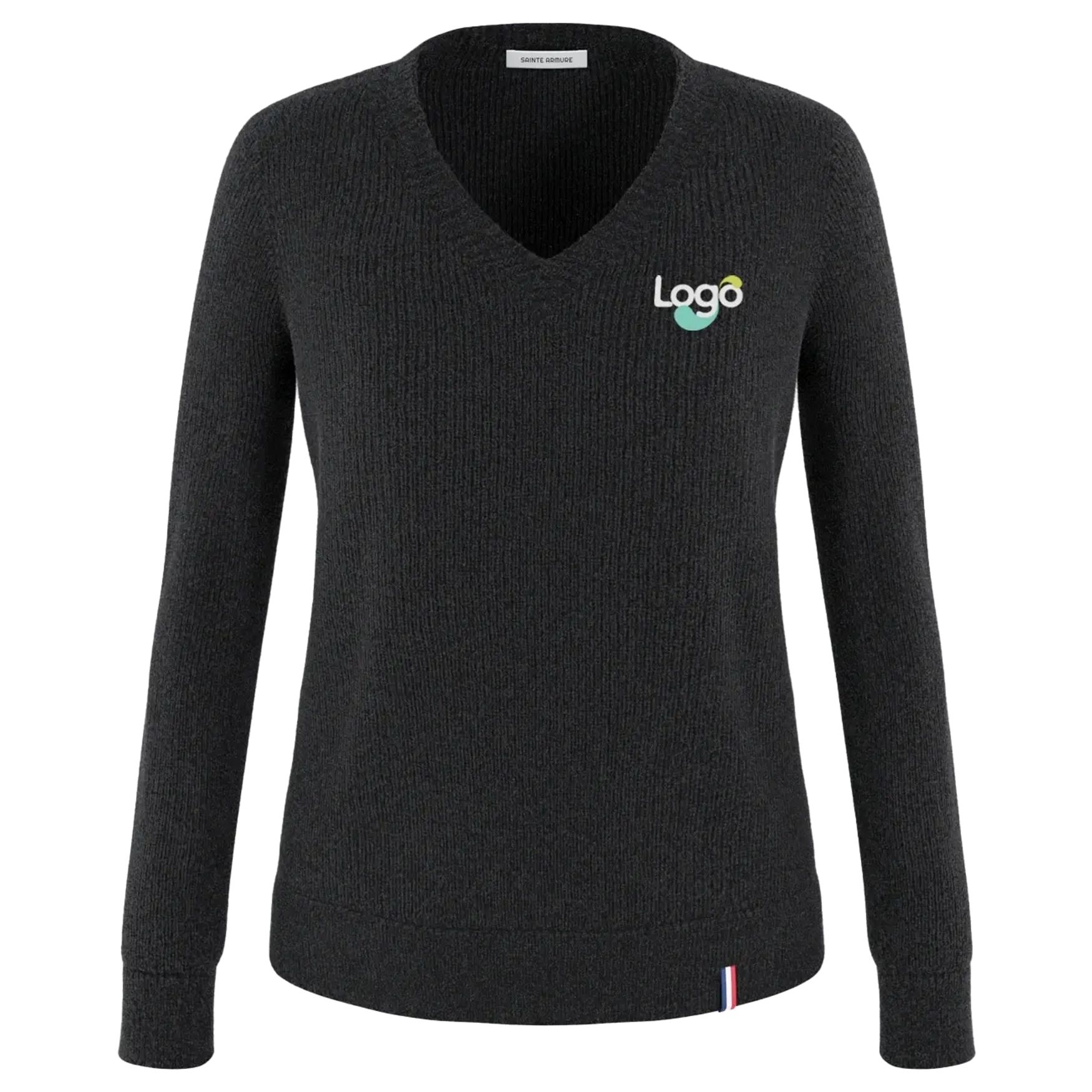 Origine col v donna 6 personalizzazione - Noir