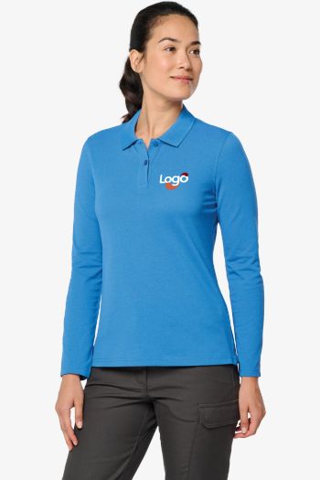 Image produit Long-sleeved polo for women wk277