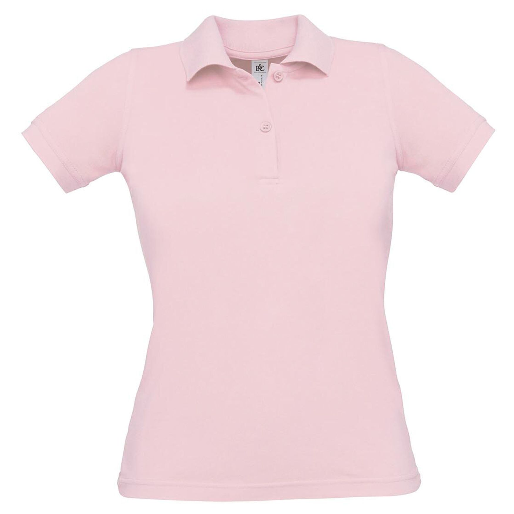 SAFRAN PURE WOMEN Polo coton piqué ringspun pw455 - Pink sixties