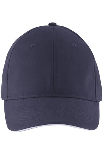 Solar Lichte Katoenen Muts 03092 - French marine / Blanc