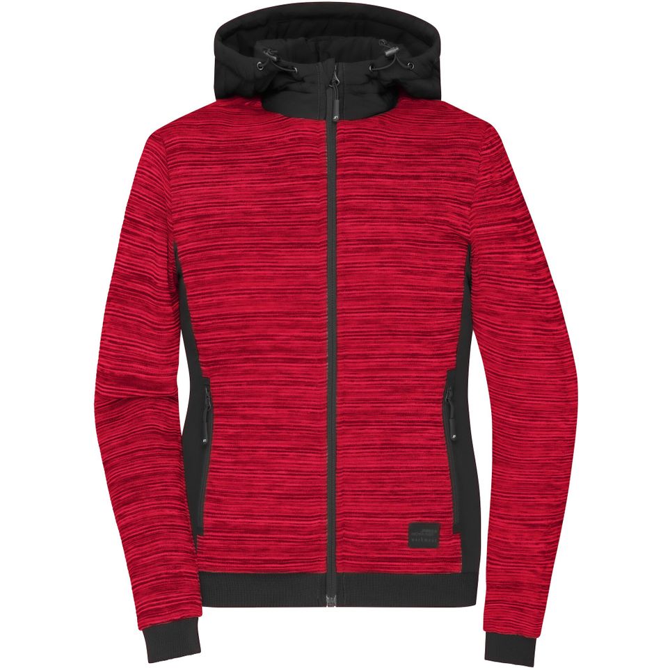 red_melange/black