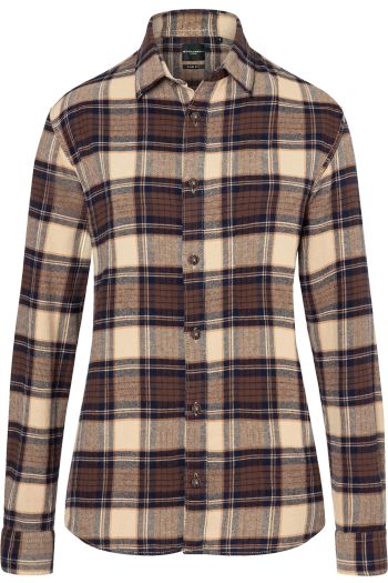 Ladies checked blouse chemise bf9 - Sahara