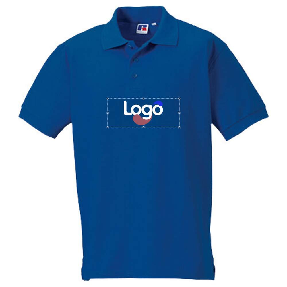 Men's ultimate cotton polo r-577m-0 customization - Azur blue