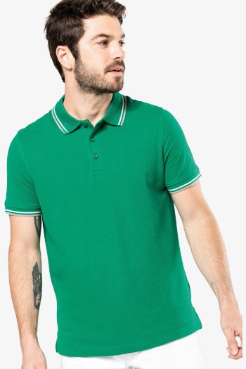 Image produit Polo malha tricotada mangas curtas homem k250