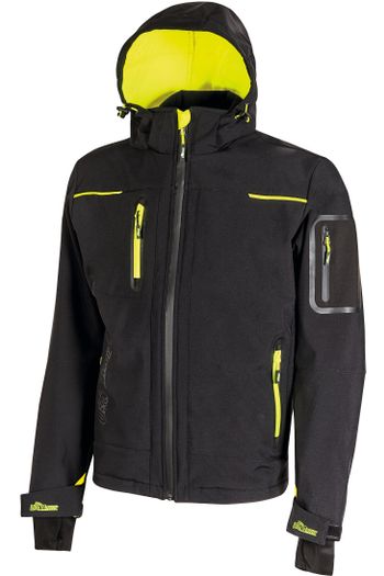 Chaqueta softshell space mujer fu187l - Black carbon