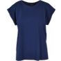 Image produit Damen Tee mit verlängerten Schultern T-Shirt Baumwolle Viskose by021