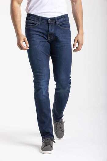 Jeans rl80 stretch corte recta ajustada sanchos - Denim