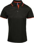black/orange