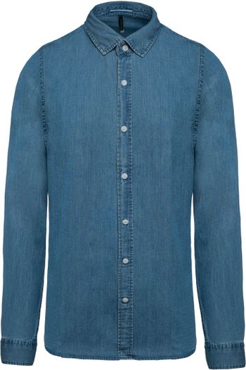 Camicia chambray uomo k512 - Chambray blue
