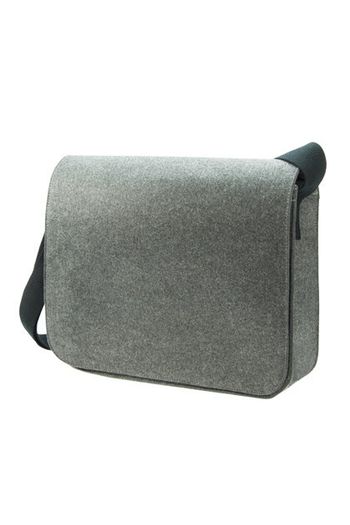 Leder-Tasche Courier bag Modernclassic 1807554 - Anthracite