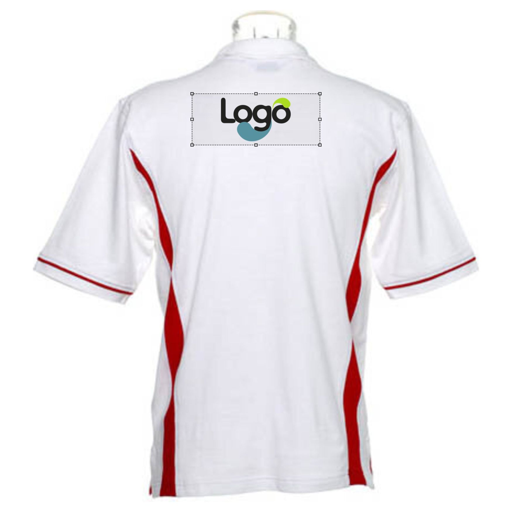 Scottsdale Polo personalisering kk617 - White red