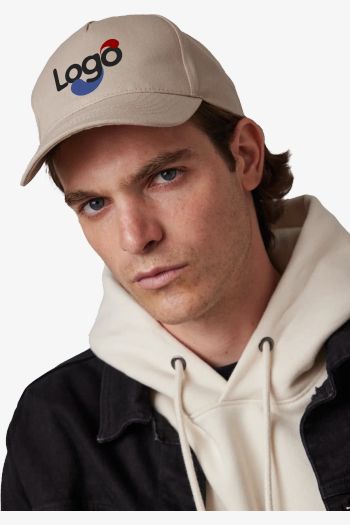Image produit Casquette en coton et polyester recyclés K-loop tracking - 5 panneaux