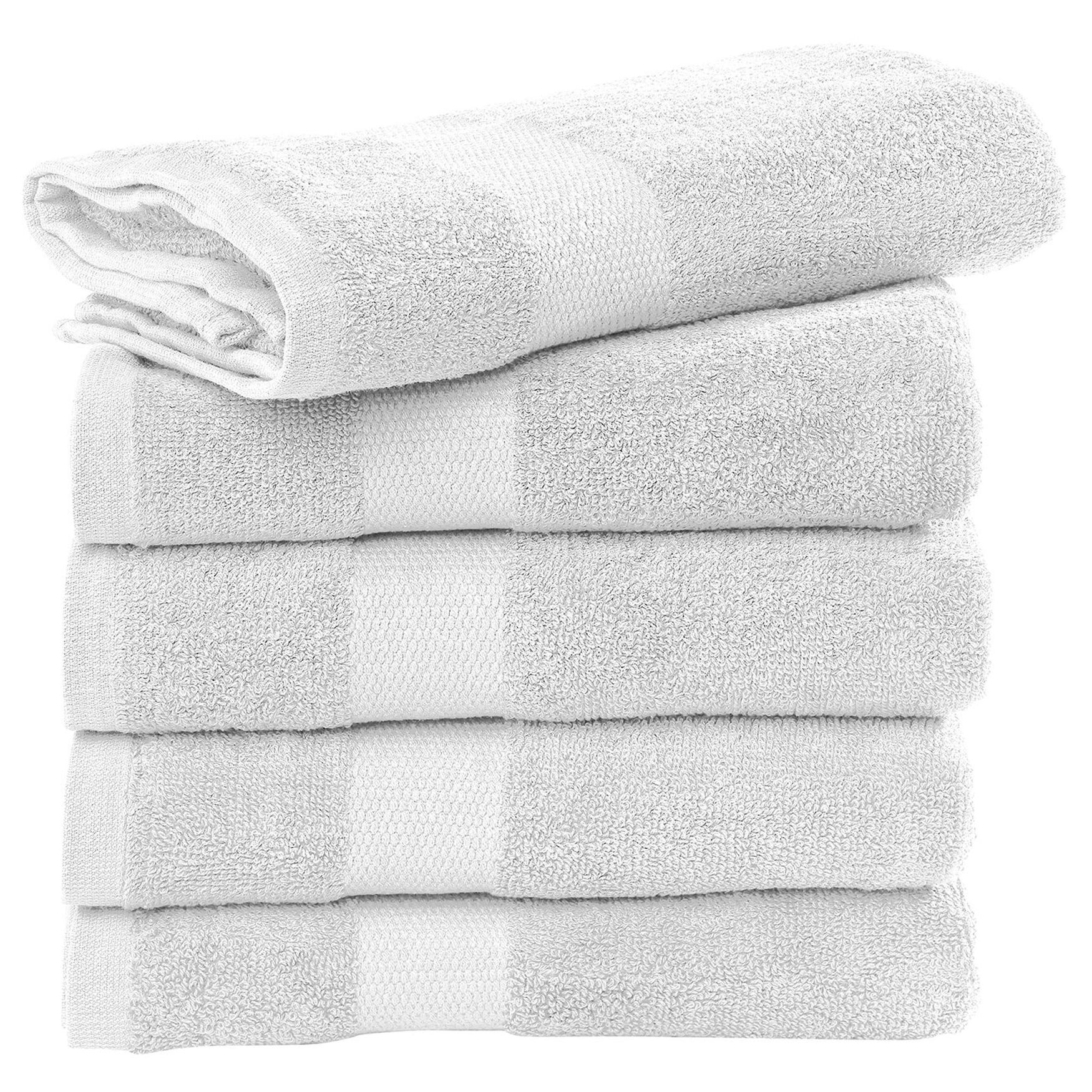 Toalla de baño Tiber 70x140 cm Toalla de algodón peinado personalización to5002 - Snow white