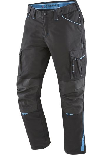 Męskie spodnie robocze Odporne spodnie robocze 20517 - Black / Azure