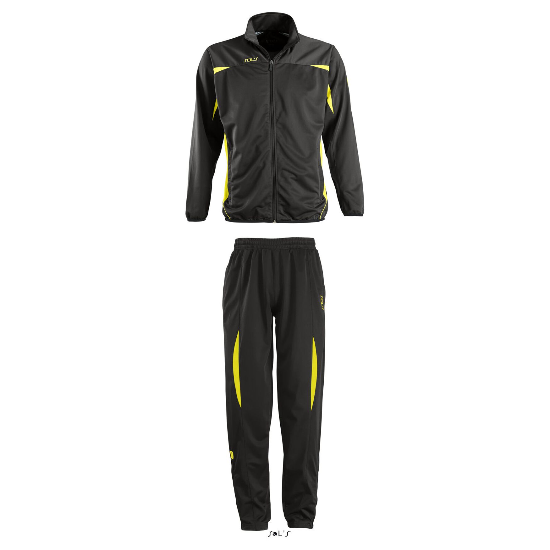 Camp nou polyester interlock træningsjakke 90300 - Noir citron