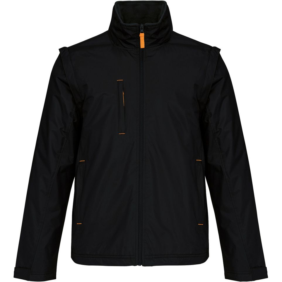 black/orange/black