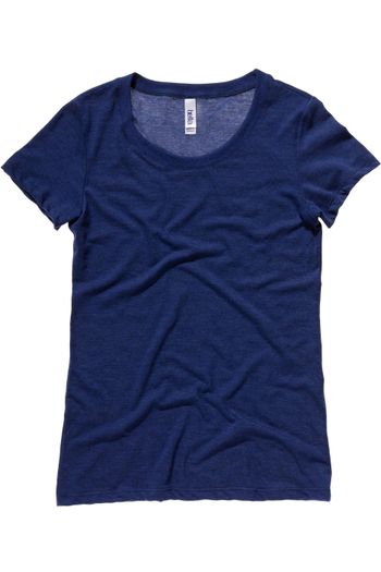 Women's triblend short sleeve tee 8413 - Navy heather