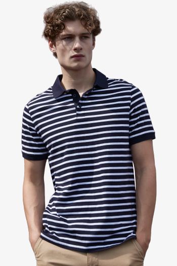 Image produit Striped jersey polo fr230
