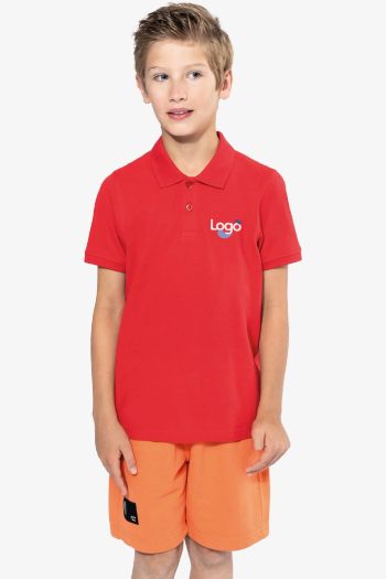Image produit Kurzarm-Polo für Kinder k268
